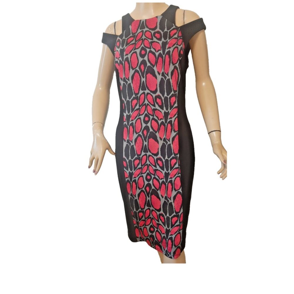 Joseph Ribkoff Cold Shoulder Dress Women's US 10